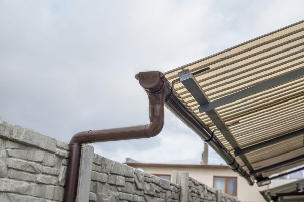 Plastic Downspout Installation in Panama City Beach